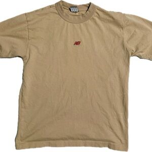 New Balance Beige Short Sleeve Tee